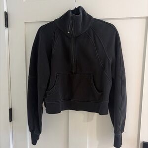 lululemon athletica Black Crew Neck Sweater